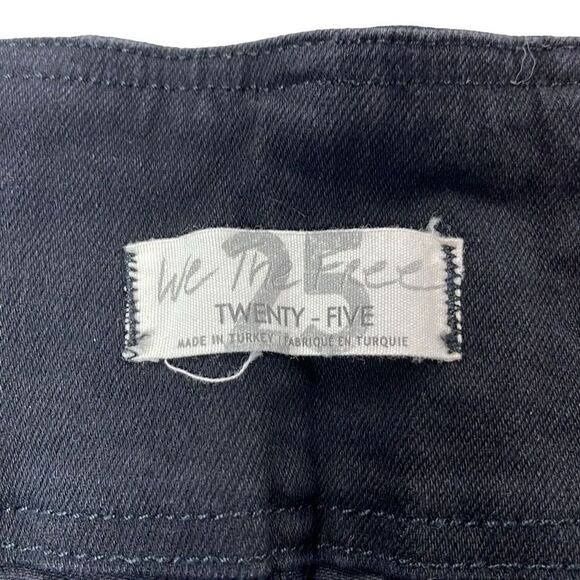 We The Free Mini Skirt Womens Size 25 Black Denim - Picture 4 of 10
